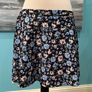 NWT Originality Floral Mini Skirt, XL